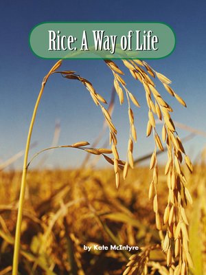 cover image of Rice: A Way of Life